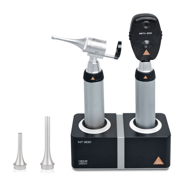 [DK]Ladestation, HEINE NT 300, inkl. Otoskop og oftalmoskop